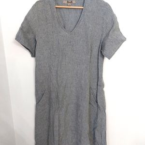 Vintage 100% Linen dress by Flax